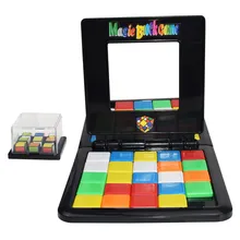 Волшебный блок игра родитель-ребенок слайд двойная игра куб головоломка забавные семейные вечерние Волшебные кубики игрушки Пазлы для детей и взрослых