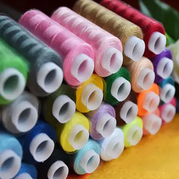 

Hot Sewing Threads Polyester Wholesale New Spun Spool Quilting 30Pcs Sewing Supplies Mix Threads