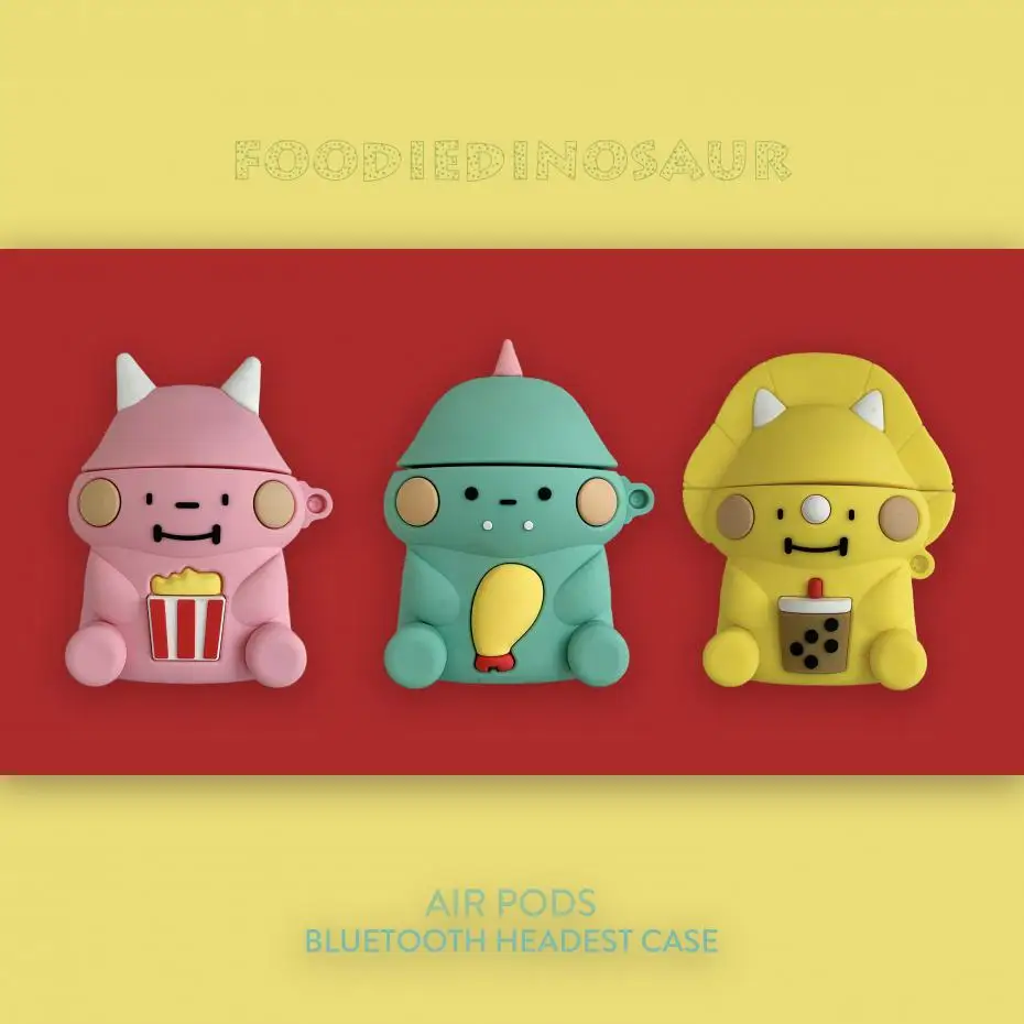 

Earphone Case For Apple AirPods 2 1 Silicone Cartoon dog Cover Wireless Bluetooth Headphone For AirPod 1 Charging Headset Case