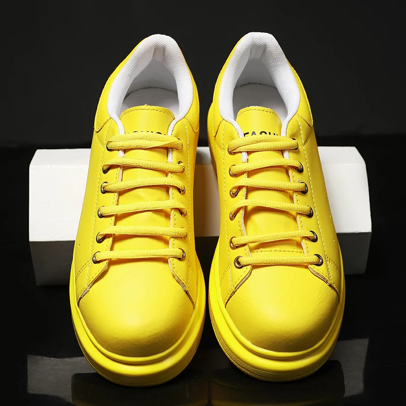 2020 Brand Men Shoes Casual Lace Up Candy Color Unisex Autumn Flats Men Trainers Zapatos Hombre Sapato Masculino Male Sneakers