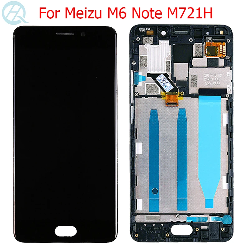 Display For Meizu M6 Note LCD With Frame Touch Screen 5.5