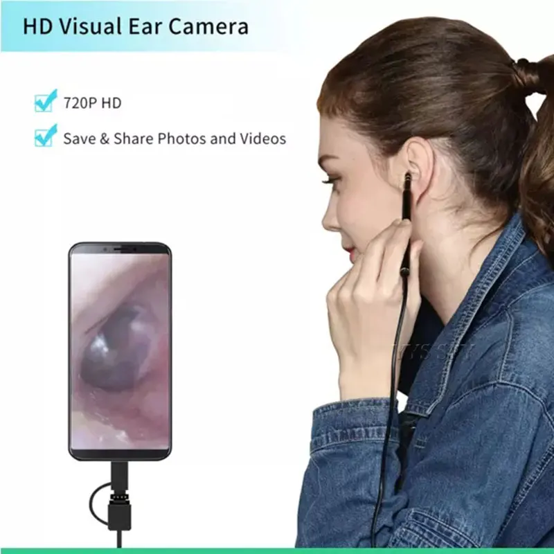 5,5 мм эндоскоп с Wifi коробкой 6 светодиодный 720P HD видео мини камера бороскоп водонепроницаемый осмотр трубка Cam для iPhone Android телефон