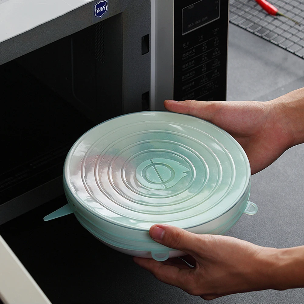 Универсальный силиконовый чехол для кухни кухонные крышки кухонной посуды чашек