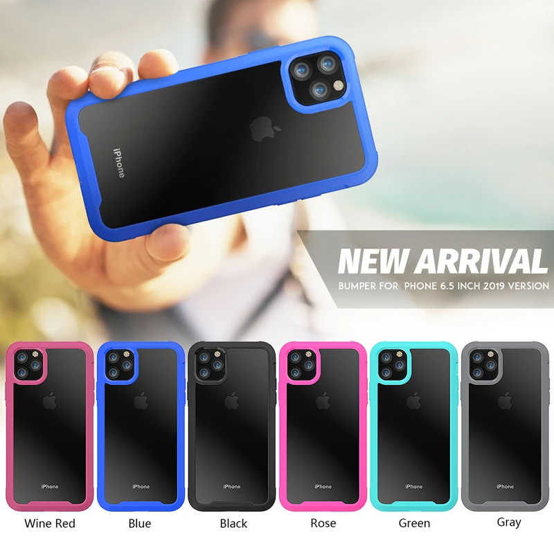 Прозрачный защитный чехол против царапин для iPhone 11 Pro Max 6 6s 7 8 Plus X XS XR Жесткий ПК +