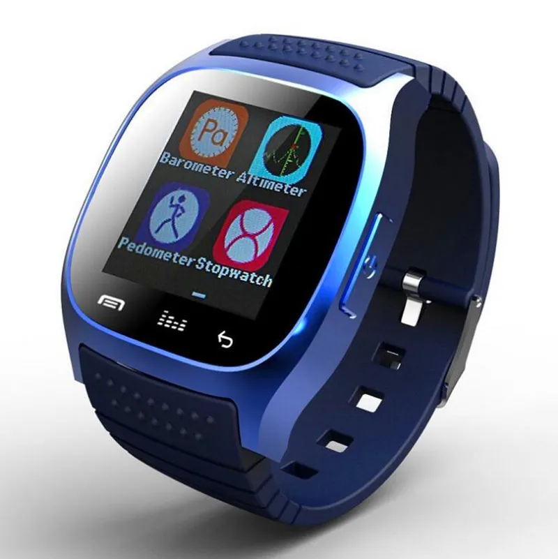 Водонепроницаемый смарт-часы M26 Bluetooth Смарт-часы Ежедневный Водонепроницаемый светодиодный дисплей для телефона Android