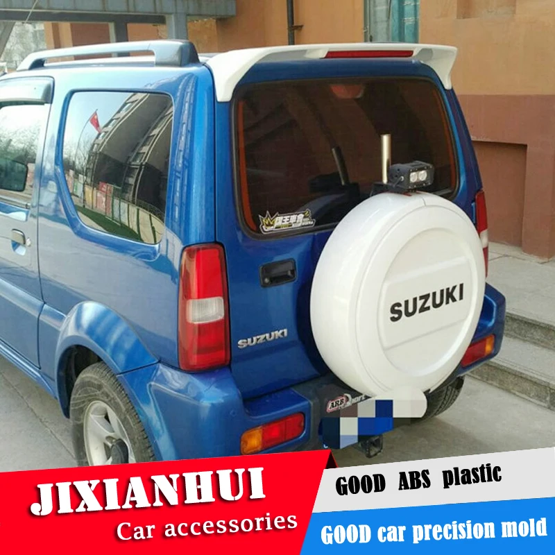 Спойлер для Jimny 2007-2014 Suzuki JIMNY спойлер DLEK из АБС-пластика цвет заднего крыла