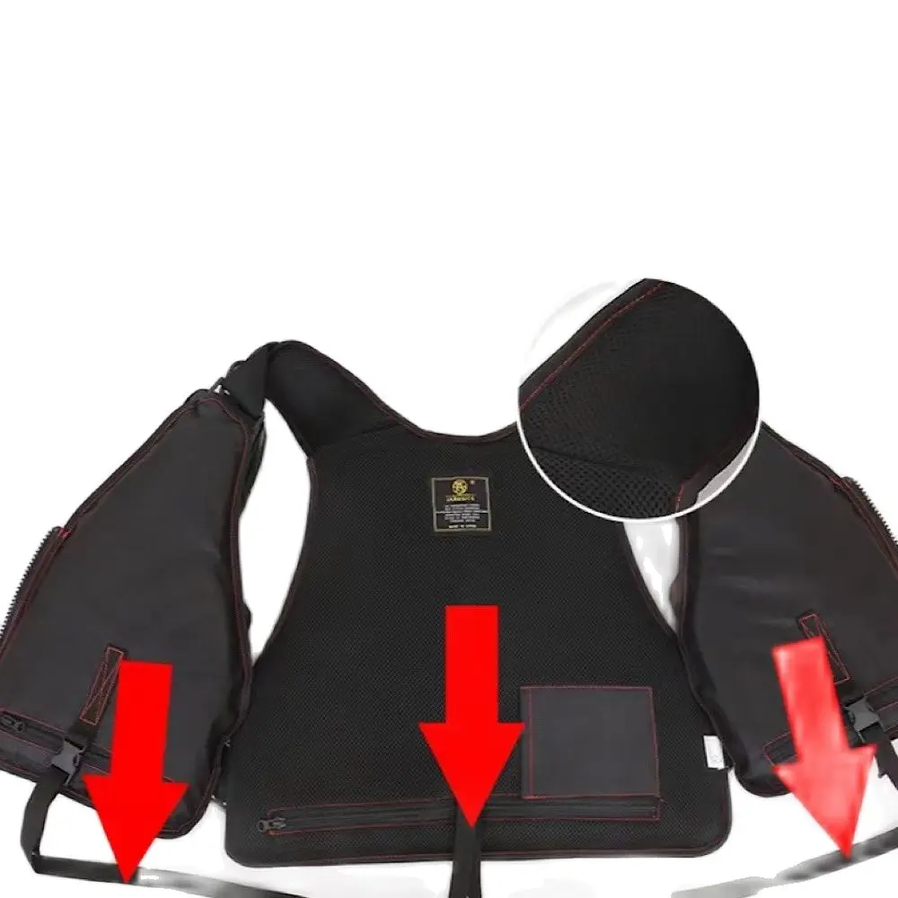 NEW Waterproof Life Jacket Vest For Outdoor Water Activities Such Fishing Boat Drift Sport Life Vest Multi Pockets Safety Jacket