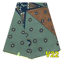 Ткань RONVITAL, восковая Ткань, хлопок, сделай сам, материал Анкара, Ткань 6 ярдов/шт,, Женская ткань