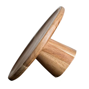 

Fashion-Elevated Wooden Cake Tray Creative Food Tray Multi-Purpose Ecological Wood Dessert/Fruit Tray Home Decoration