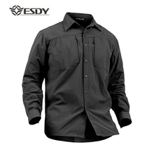 Открытый Для мужчин походные рубашки SWAT тактическая, Боевая, милитари рубашки для мальчиков в 3 цветах; ветрозащитный быстрое высыхание, охота и рыбалка кемпинг