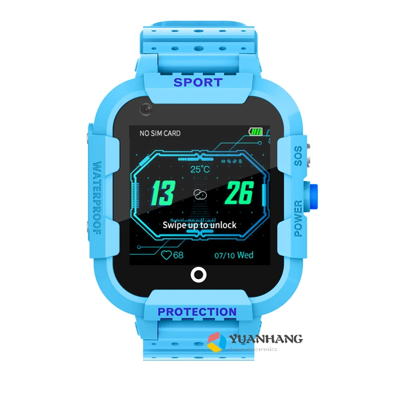 2019 Remote Camera Monitor GPS WIFI Tracker Location Kid Child Student 4G Phone Smart Wristwatch SOS Video Call Android Watch