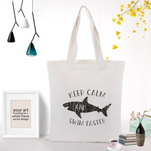 Текстовый Тип Холщовая Сумка на заказ Печать сумка для покупок с логотипом Сумочка текст DIY ежедневное использование экологическая многоразовая утилизация