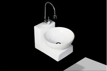 

Simple and creative ceramic wall-mounted washbasin small apartment washbasin washbasin bathroom balcony hanging basin