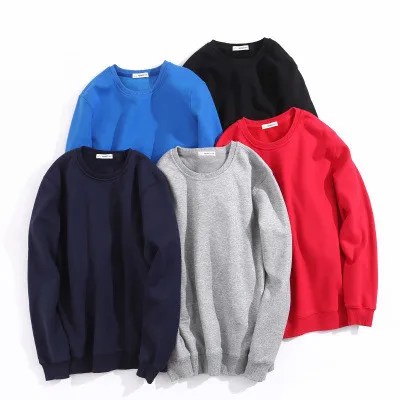 

Spring Autumn Fashion Warm Fleece Coat Men Solid sweatshirt