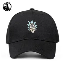 Рик и Морти хаки папа шляпа Crazy Rick бейсболки женские Американский Аниме хлопок вышивка Snapback аниме любителей кепки для мужчин