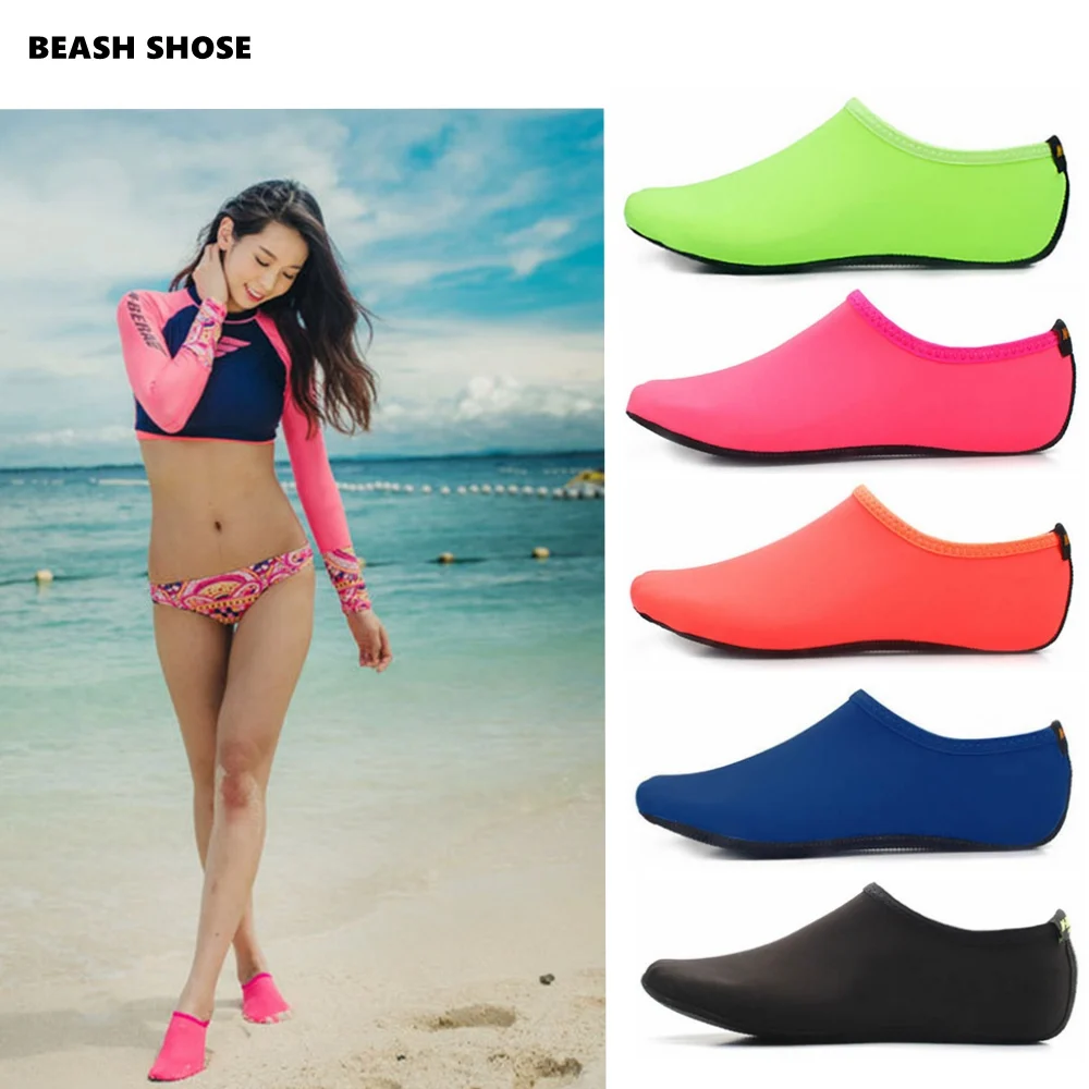 Slippers Socks Sneaker Swimming-Shoes Aqua Beach-Shoes Fitness Summer Women for Yoga