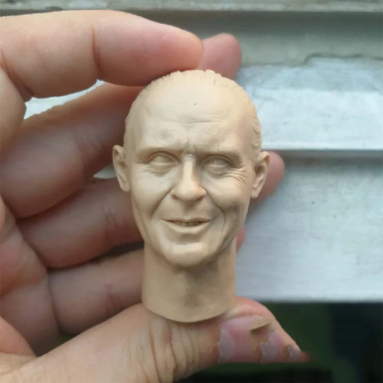 1/6 Scale Dr. Hannibal Энтони Хопкинс Неокрашенная головка для 12-дюймовых экшн-фигурок |