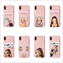 Ariana Grande God-женский розовый чехол для телефона iPhone XR XS Max 8 7 6s 6 Plus God-женский черный мягкий силиконовый розовый чехол