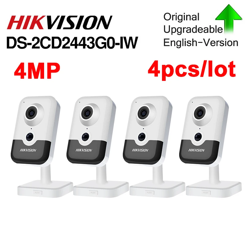 

Hikvision Original 4MP Video Surveillance Wireless Camera DS-2CD2443G0-IW Built-in Speaker IP Camera H.265 onvif Indoor
