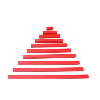 

Montessori Materials Math Red Rods Montessori Math Toy Preschool Wooden Montessori Toys Count Educational Early Learning L566F