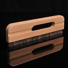 1PC Bristle Roller DIY Wooden Handle Paperhanging Horsehair Wall Sticker Brush Painting Paste Hand Tools