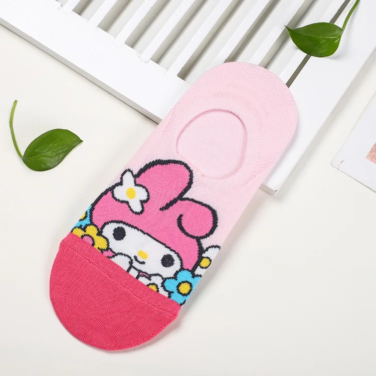 4 Мультяшка Гудетама носки с принтом babyoroll babyororoll Марка pom-Pom Purin Bad Марка Badtz Maru путешествия лягушка милые забавные женские хлопковые носки - Цвет: 4