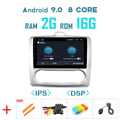 9.0 2G 16G DSP 1280*720P Android 9,0 Carplay 4G 64G Авто gps радио для Ford Focus Exi на 2004-2011 Навигация ips экран приемник без DVD плеера - Цвет: 9.0 2G 16G DSP