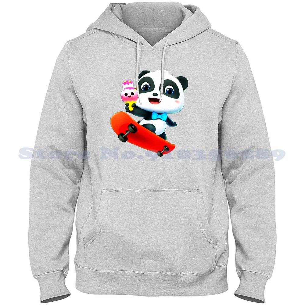 Kiki E? Panda Loves Ice Cream Felpa Con Cappuccio A Maniche Lunghe Kiki Babybus Baby Bus Bambini Bambini Cartoon Bambini Bambini Idee Per Bambini