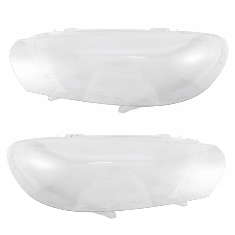 Pair(Left + Right) Car Headlight Lens Cover For Scirocco 2008-2014
