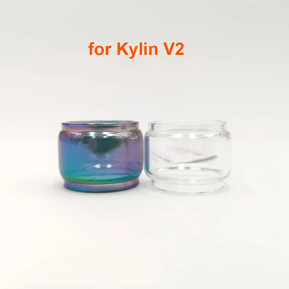 2 шт Pyrex красочные стеклянные трубки удлинения подходят для замены Kylin V2 RTA 5 мл |