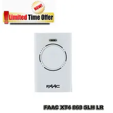 Ограниченное предложение по времени! Для FAAC XT4 SLH LR 787010 868 МГц 4 кнопки автоматические ворота открывания двери непрерывно изменяющийся код пульт дистанционного управления белый