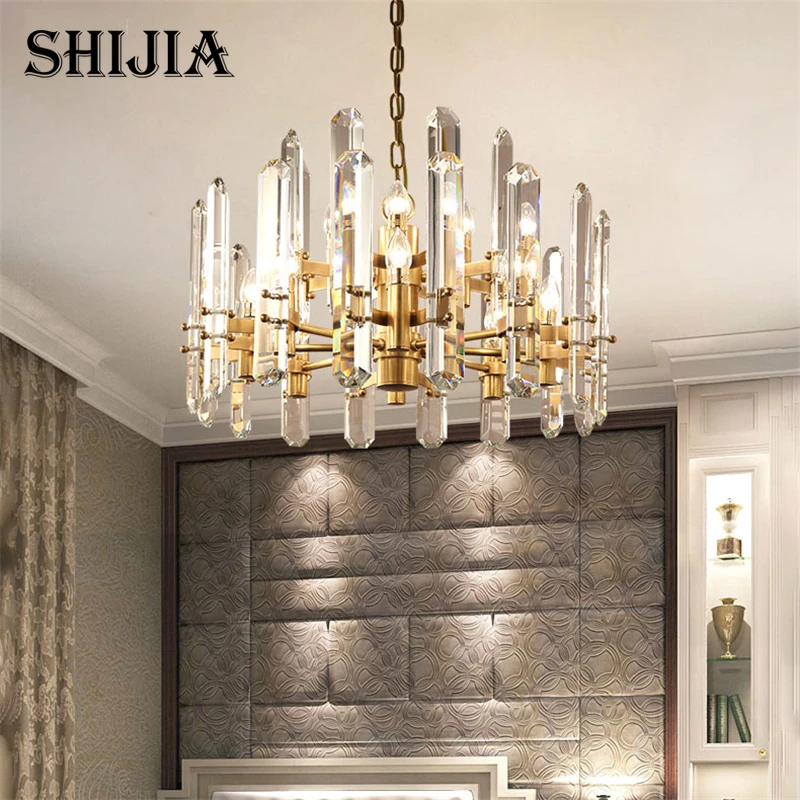 

Modern Luxury Dining Room Decorated with Crystal Chandelier for Kitchen Bedroom