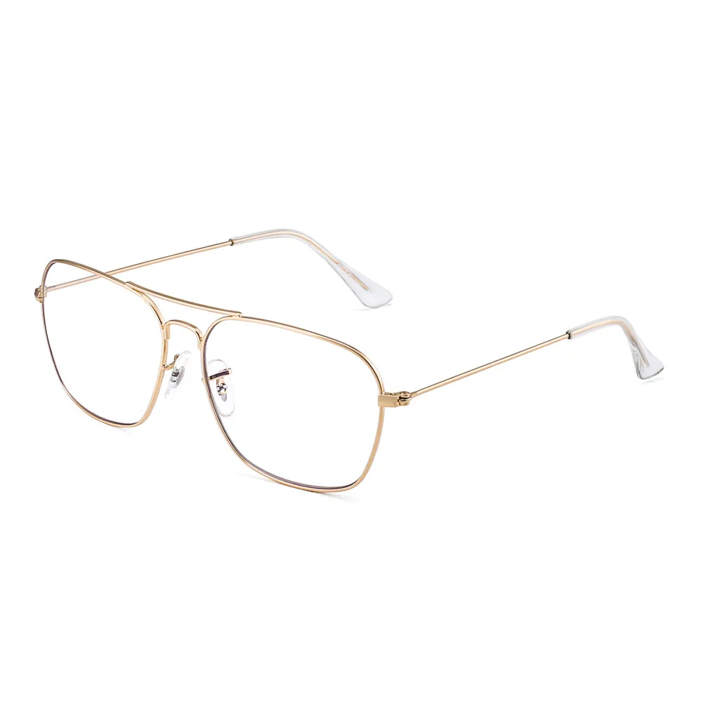 JM Retro Blue Light Computer Glasses Square Vintage Men Women Clear Fake Glasses Frame blue light protection glasses