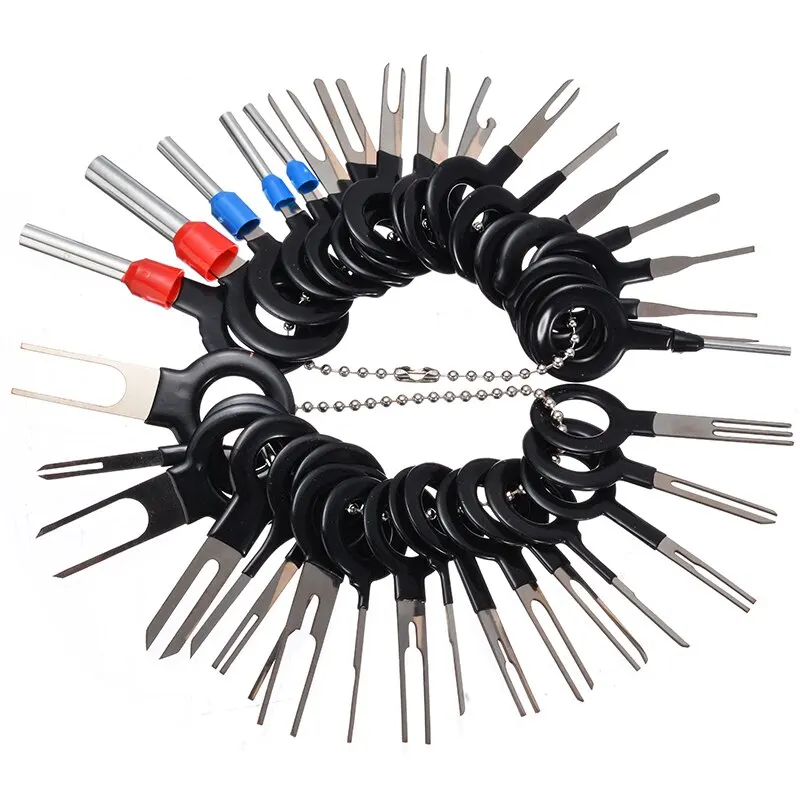 36pcs New Car Wire Harness Terminal Extraction Pick Connector Pin Remove Tool