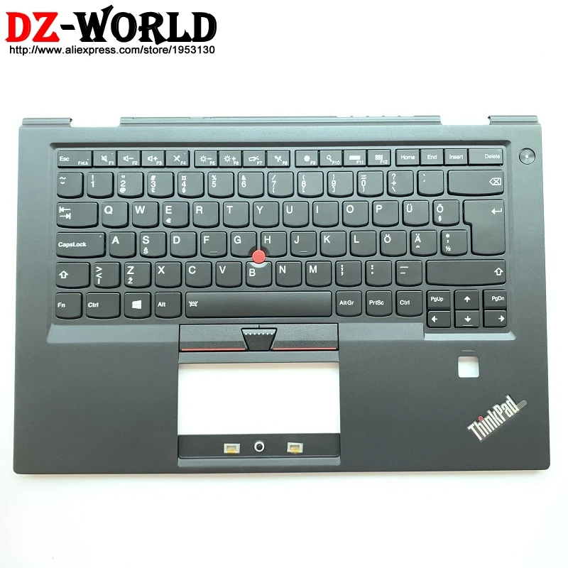 New Orig Lenovo ThinkPad X1 Carbon 6th 20KH 20KG 2018 Palmrest Keyboard US FPR
