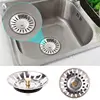 Kitchen Stainless Steel Basin Drain Dopant Sink Strainer Basket Waste Filter 4