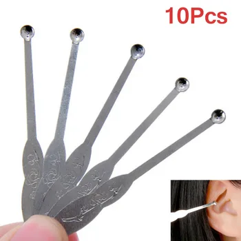 

10 Pcs Mini Stainless Steel Spiral Ear Pick Spoon Earwax Removal Cleaner Smart Ear Wax Cleaning Wonder Soft Earpick Ear Care