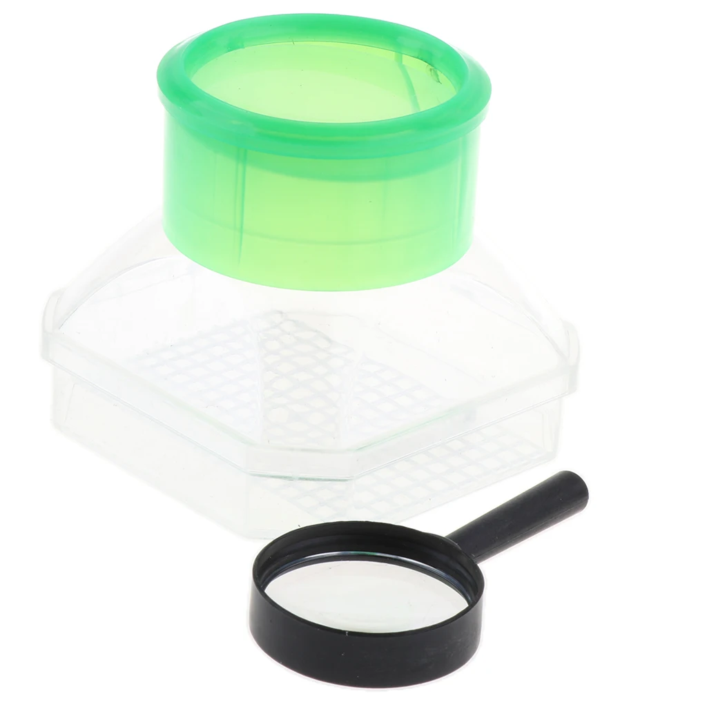 Backyard Explorer Outdoor Toy Insect Habitats Adventure Set Bug Catcher Viewing Box & Magnifying Glass Kit Educational