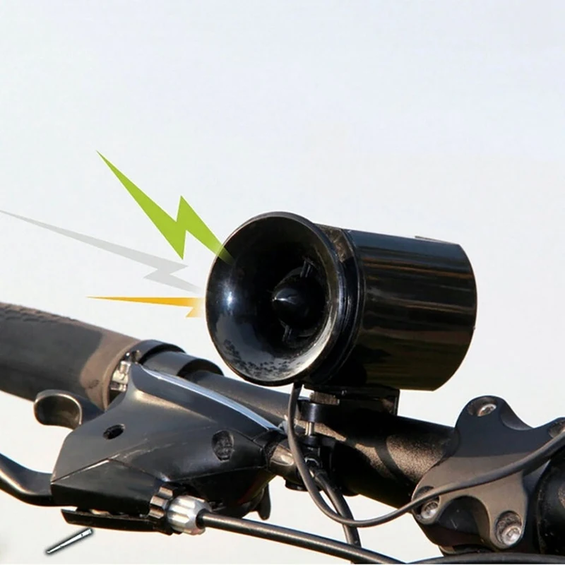 Bicycle Bell 6 Sounds Electronic Cycling Horns Bike Loud Alarm Bicycle