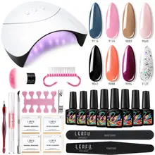 Lacheer, 20 шт./лот, 36 Вт, Сушилка для ногтей, набор гель-лаков, впитывающий УФ/светодиодный Гель-лак для ногтей, для маникюра, наборы, Полупостоянный гель