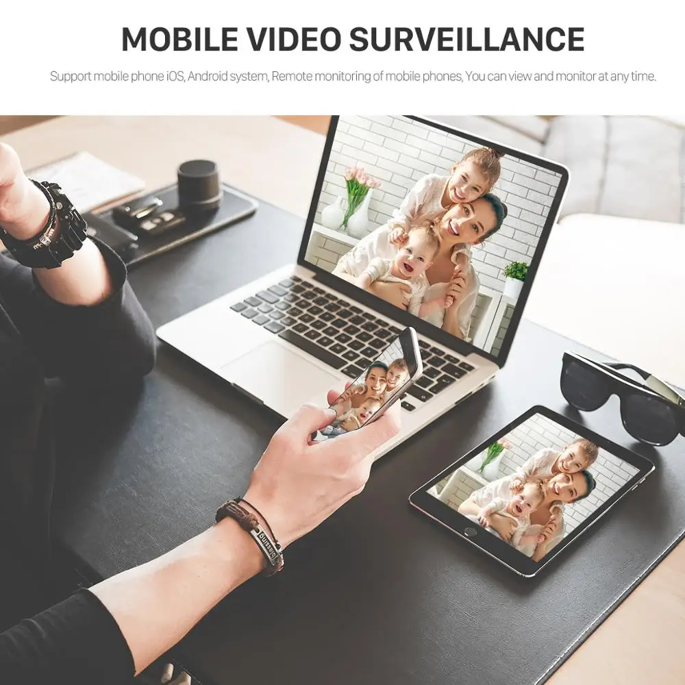 HD1080P Антивандальная ip камера Wi Fi слот для sd карты 64 ГБ обнаружение движения Ai