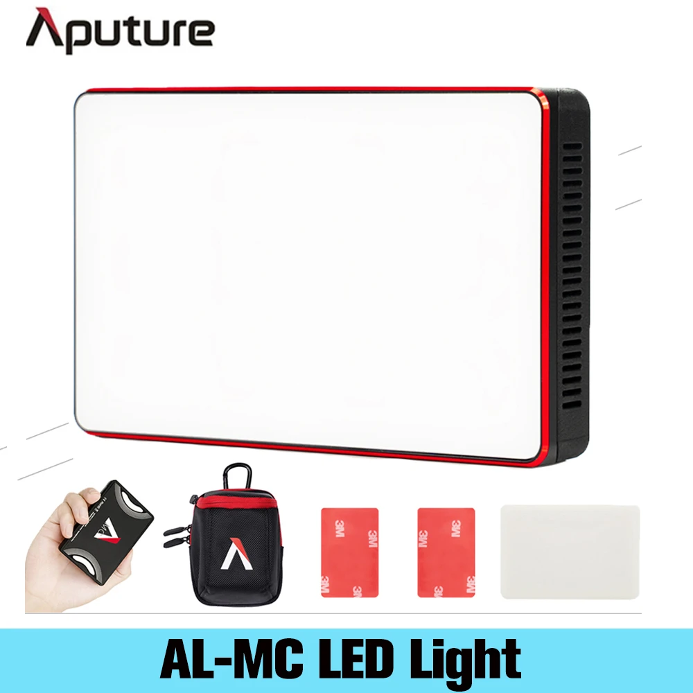 正規取扱店 Aputure AL-MC 小型RGB撮影ライト フルカラー CRI96 3200K-6500K 無段階調光 ライトモード内蔵  磁石吸着機能 映画制作などの撮影に対応