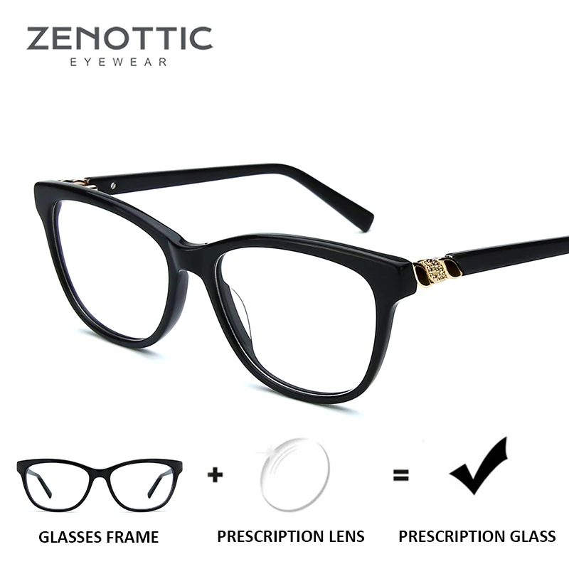 ZENOTTIC ацетат очки по рецепту для женщин анти синий светильник компьютерные оправа