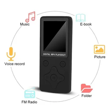 

Bluetooth MP4 Player Sport Walkman Portable Music Players LCD Screen FM Radio Video Games Movie support memory TF card z0829