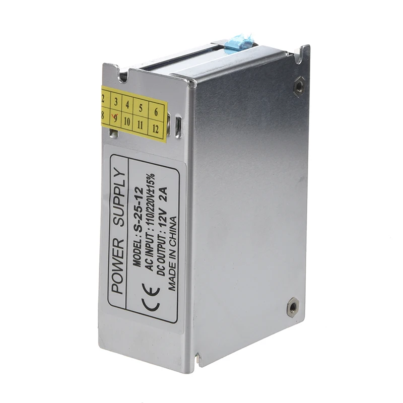 AC 85V263V к DC 12V 2A 24W Напряжение трансформатор переключатель питания для светодиодной