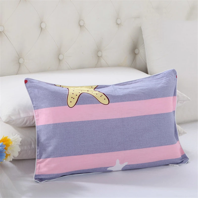 High Quality Cartoon Pillowcase Cotton Children Bed Pillow Cover 38*58cm Latex Memory Pillowcase Baby Comfortable Pillow Cover