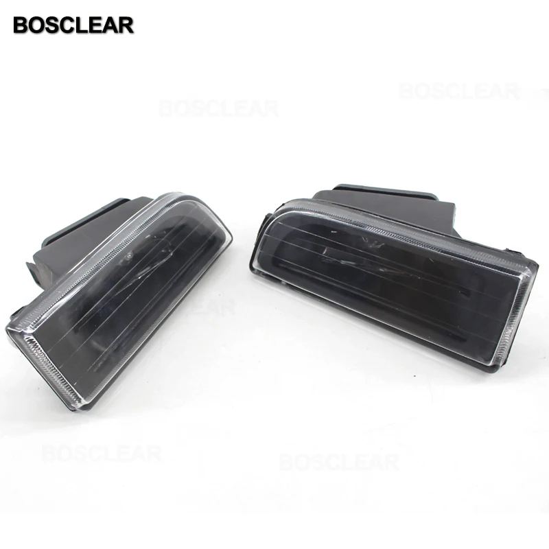 Rigel7 Pair Clear Lens Fog Bumper Light Lamp Housing Without Bulb Compatible with 1995-2001 BMW E38 7-Serise 740i 750iL Car Parts Accessories 