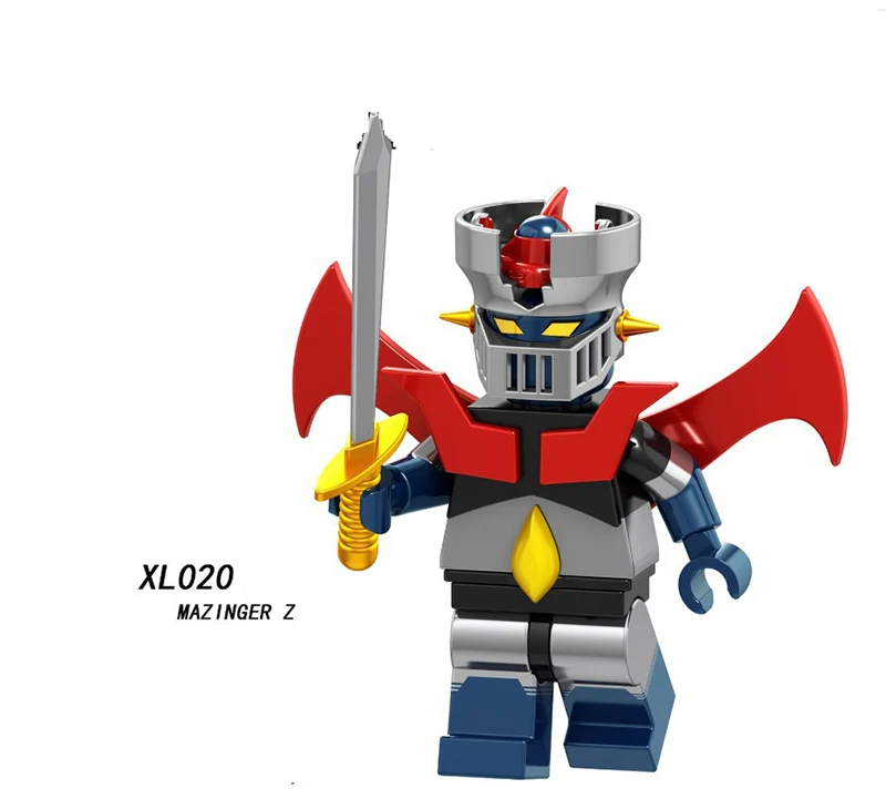 

Single Sale Legoinglys Super Heroes Police Cartoon Movie Mazinger Z Bricks Building Blocksdolls Model Toys Children Gift Xl020