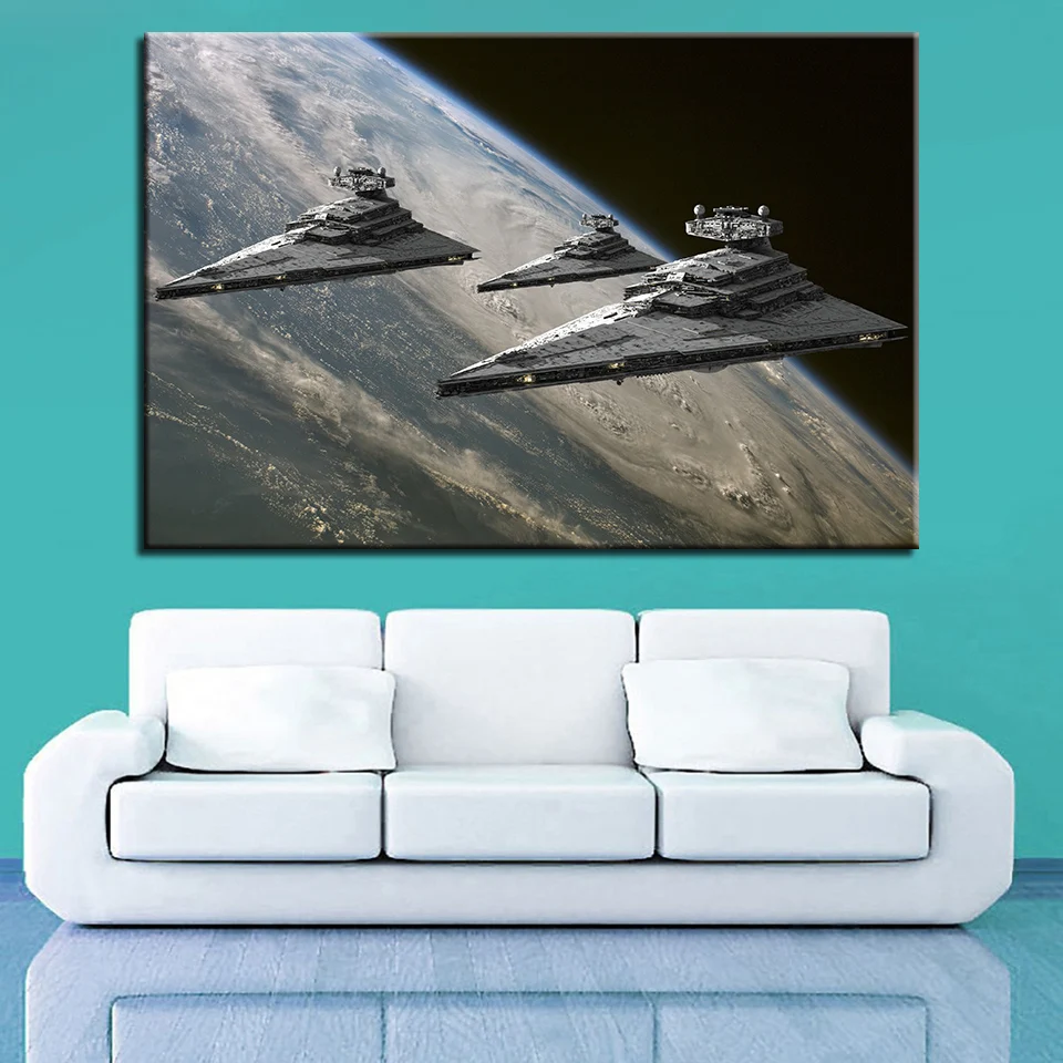 

Artwork Poster HD Prints Home Decorative Star Wars 1 Pieces Movie Wall Art Game Modular Picture For Living Room Canvas Painting
