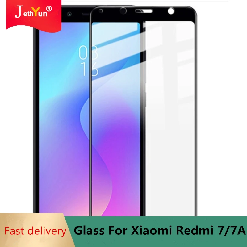 2 в 1 полное покрытие 9D закаленное стекло для Xiaomi Redmi 7A 7 Redmi7A защитная пленка